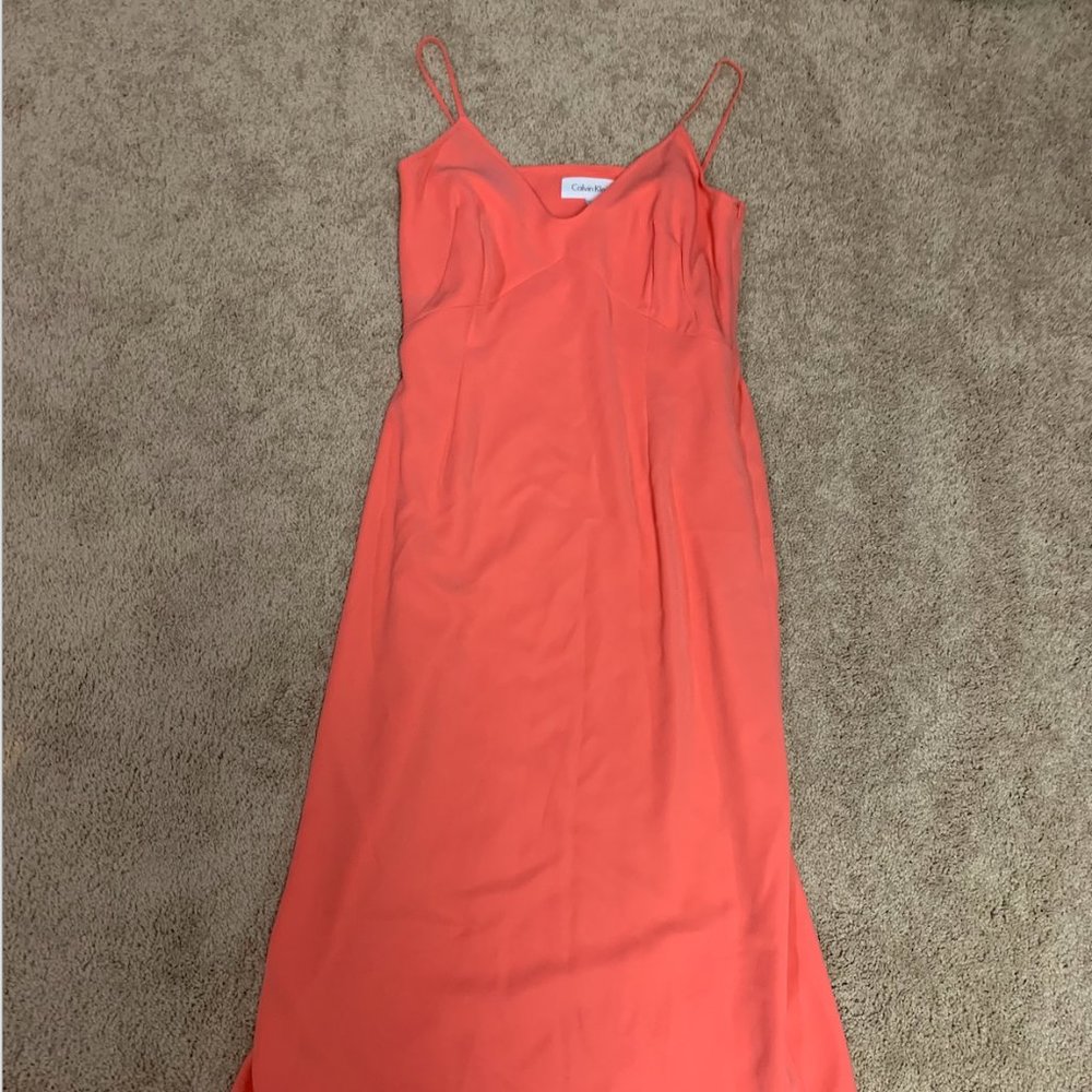 Calvin Klein Salmon Dress